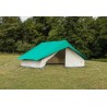 Tente Patrouille Europ - 4x4m - Toit Vert