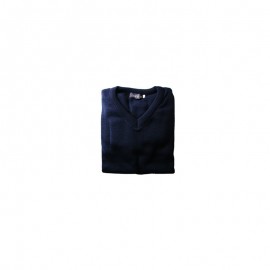 Pull bleu marine coll V