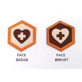 Écussons Badges et Brevets - Secourisme