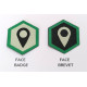 Écussons Badges et Brevets - Orientation