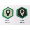 Écussons Badges et Brevets - Orientation