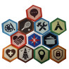 Écussons Badges et Brevets - Écusson central