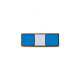 Barrette bleu ciel & blanche