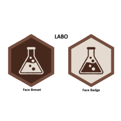 Écussons Badges et Brevets - Labo