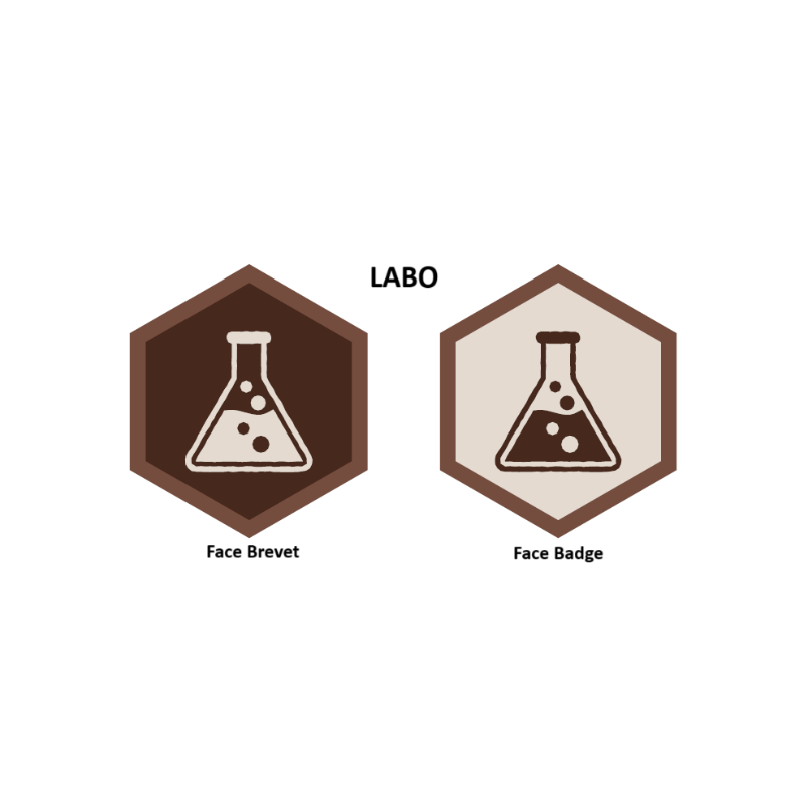 Écussons Badges et Brevets - Labo