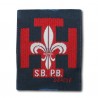 Insigne Fleur de lys - Bleu