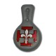 Croix Emaillée sur Sucette Grise